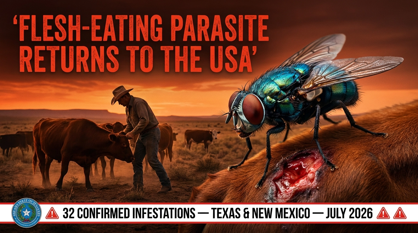 A Flesh-Eating Parasite Has Returned to the US